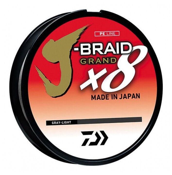 Леска плетеная "J-Braid Grand X8", 0.10мм, 135м