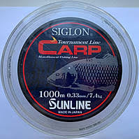 Леска Siglon Carp, 300м, 0,33, 7.4кг, коричневая